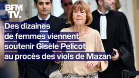 Viols de Mazan : des dizaines de femmes venues soutenir Gisèle Pelicot pendant le procès