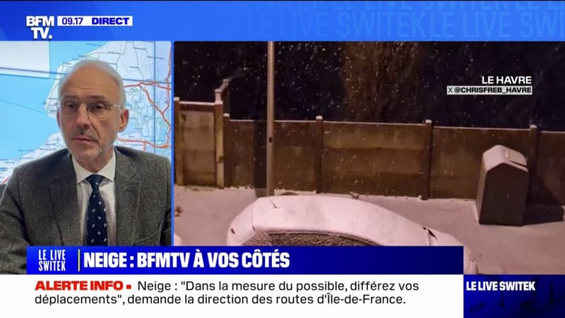 Neige et verglas: le préfet de Seine-Maritime note une 