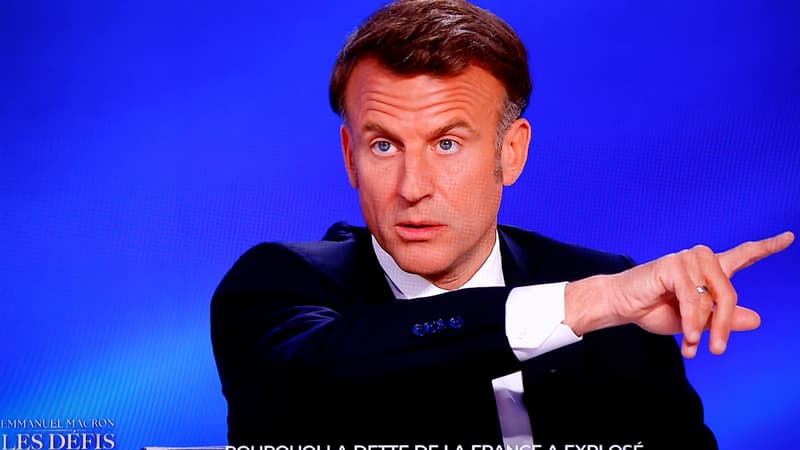 Emmanuel Macron sur TF1 ce mardi 13 mai.