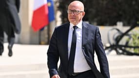 Le député des Alpes-Maritimes Eric Ciotti le 26 août 2024 à l'Elysée 