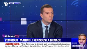 Jordan Bardella: "Le seul qui sort le champagne quand il voit le camp national se diviser, c'est Emmanuel Macron"