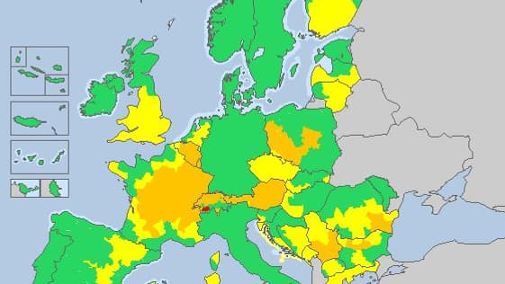 Une grande partie de l'Europe est touchée par la canicule. Une grande partie de l'Europe est touchée par la canicule.