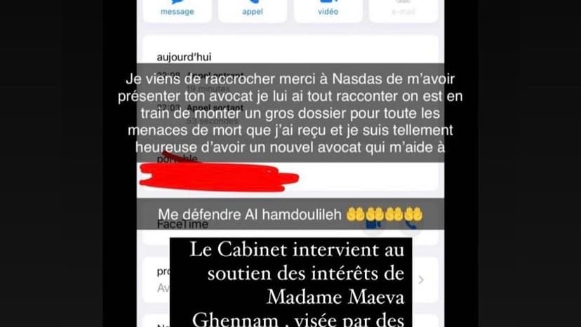 Maeva Ghennam annonce porter plainte contre ses harceleurs sur Snapchat
