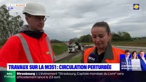 M351: la circulation perturbée à cause des travaux