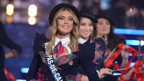 Agathe Cauet le soir de l'élection de Miss France 2023, dont elle est repartie première dauphine