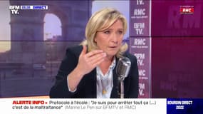Le Pen : "Il n'y aura plus d'étrangers qui ne vivent que de la solidarité nationale"