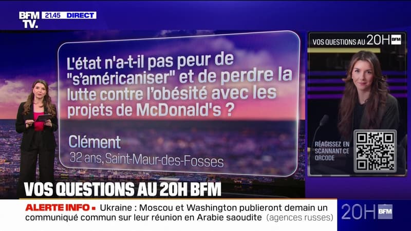 VOS QUESTIONS AU 20H BFM - Gérard Depardieu au cinéma, sécurité sur les plateaux de tournage, McDonald's...