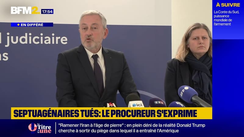 Retraités tués dans les Ardennes: "C'est la jeune fille qui a eu l'idée de tuer ces grands-parents" (Procureur de Reims)