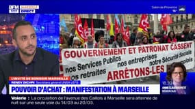 Marseille: une manifestation pour le pouvoir d'achat a eu lieu ce jeudi