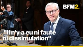 "J'assume toutes mes responsabilités": Bruno Le Maire, au sujet du dérapage des finances publiques
