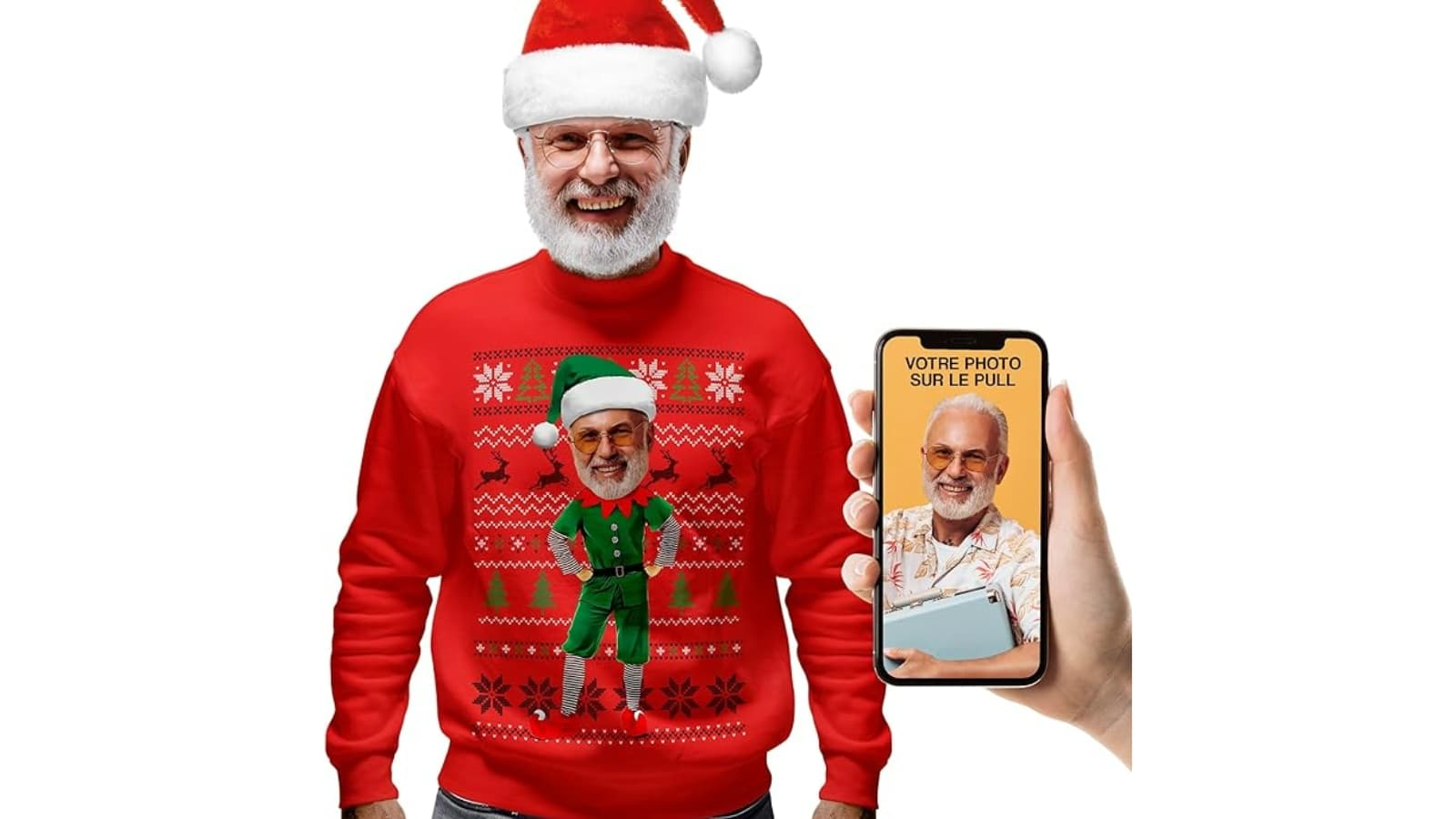 Pull de Noël personnalisable