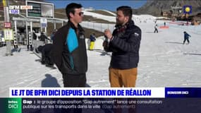 Saison hivernale: Robin Deymier, directeur du domaine skiable de Réallon, constate "une baisse de la fréquentation"
