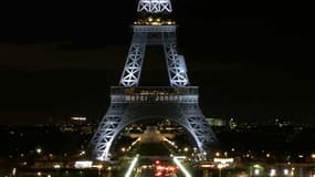 La Tour Eiffel rend hommage ce week-end à Johnny Hallyday
