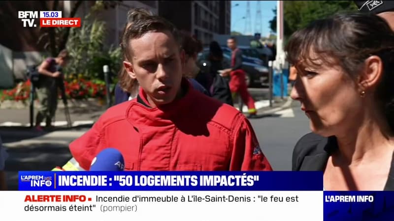 Incendie à l'Ile-Saint-Denis: 