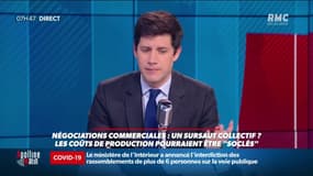 Négociations annuelles entre producteurs et grande distribution: "Il faut passer à des contrats pluriannuels. Il y a des modifications à faire et je m'engage à les porter" - Julien Denormandie