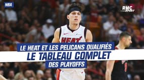 NBA : le Heat et les Pelicans derniers qualifiés, le tableau complet des playoffs