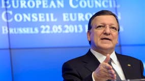 José Manuel Barroso, le président de la Commission européenne à Bruxelles. L'Union européenne a décidé mercredi d'adopter d'ici six mois un dispositif généralisant l'échange automatique d'informations bancaires pour lutter contre la fraude fiscale qui pri