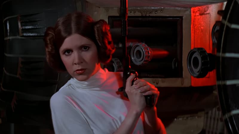 Carrie Fisher est la princesse Leia