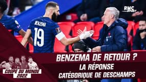 Équipe de France : Un retour de Benzema ? "Je vous laisse en parler" lâche Deschamps