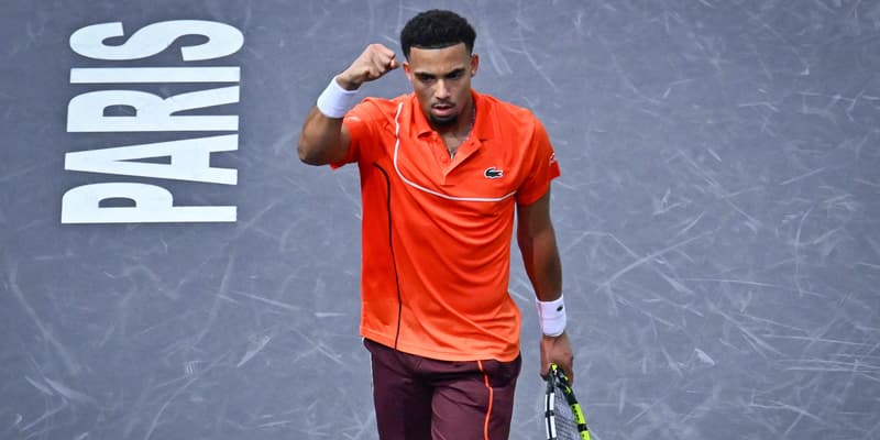 Arthur Fils au Rolex Paris Masters, le 29 octobre 2024 à l'Accor Arena de Bercy