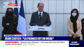 Jean Castex: "Éric Masson a été abattu à bout portant par un individu qui a ouvert le feu à 4 reprises sur lui"