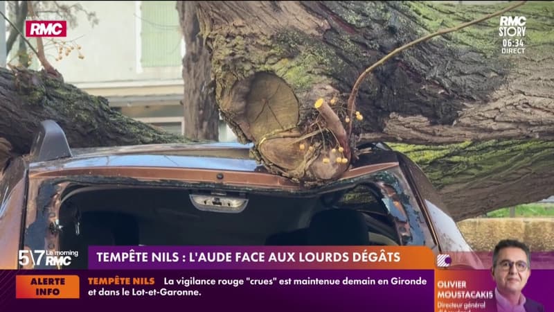 Tempête Nils : l'Aude face aux lourds dégâts