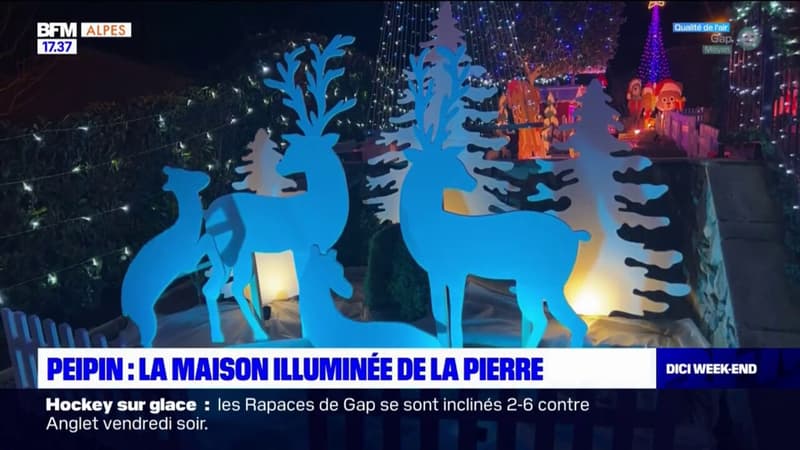 Alpes-de-Haute-Provence: avec sa maison illuminée de la Pierre à Peipin, Didier veut faire rêver à Noël
