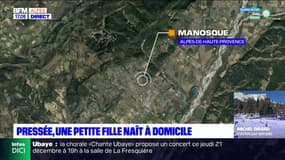 Alpes-de-Haute-Provence: une petite fille naît à son domicile à Manosque, avant l'arrivée des pompiers