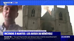 Jean-Charles Nowak (clerc de la cathédrale de Nantes): "Je n'ai rien remarqué de particulier" dans le comportement du suspect