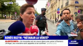 Agnès Buzyn à son arrivée à la CJR: "C'est une excellente opportunité de rétablir la vérité"