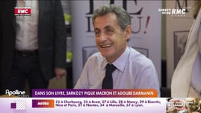 Dans son livre, Sarkozy pique Macron et adoube Darmanin 