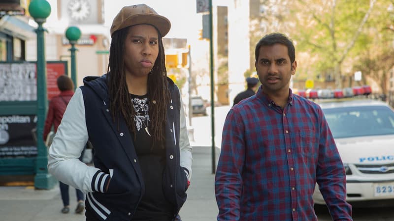 Lena Waithe et Aziz Ansari dans la série "Master of None"