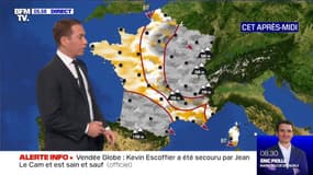 Pluie et neige tomberont sur l'est du pays, ailleurs le temps est mitigé ce mardi