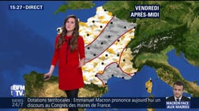 La météo pour ce vendredi 24 novembre 2017