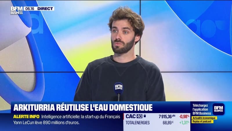Le Pitch : Arkiturria réutilise l'eau domestique - 10/03