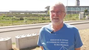 Bruno Wollenschneider, président de l'association de défense des riverains de l'aéroport Bâle-Mulhouse
