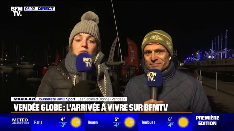 Vendée Globe: Charlie Dalin devrait franchir la ligne d'arrivée vers 8h après 64 jours de course, un record