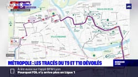 Métropole : les tracés du T9 et T10 dévoilés