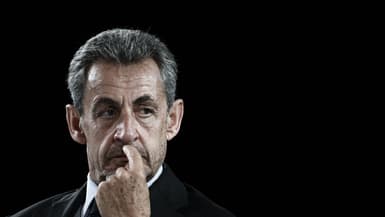 L'ancien président Nicolas Sarkozy, le 8 octobre 2021 à Bordeaux