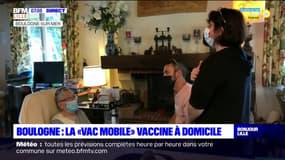 Boulogne: la "vac mobile" vaccine à domicile