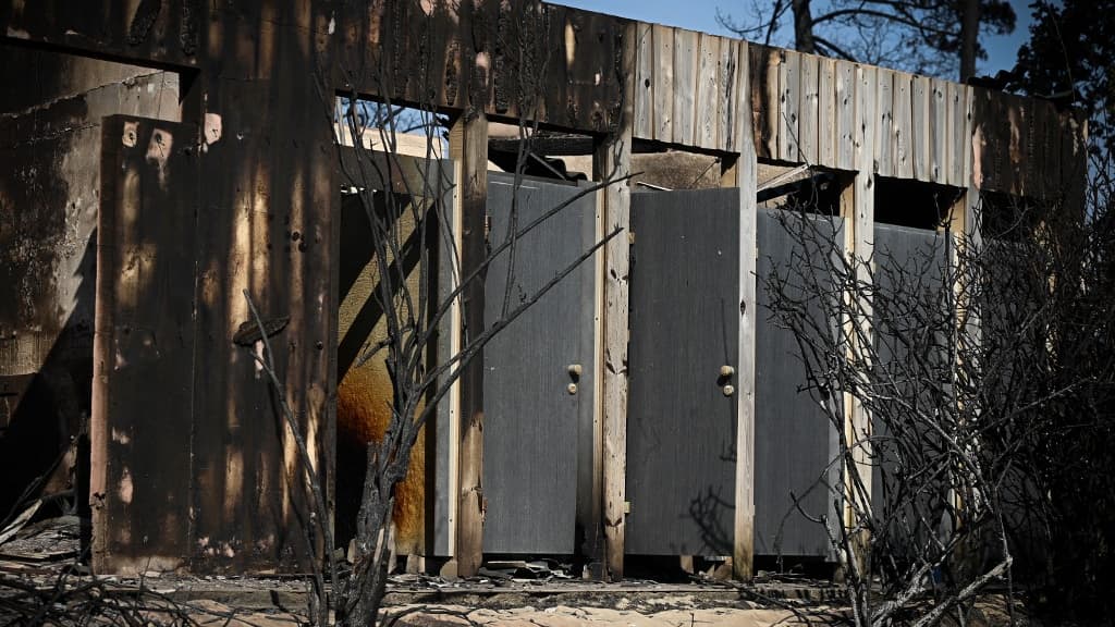 Le camping des Flots Bleus dévasté par les flammes, le 19 juillet 2022