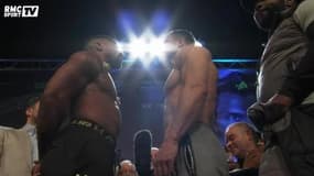 La pesée de Joshua et Klitschko