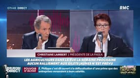Christiane Lambert, présidente de la FNSEA: "Oui, il faut faire la transition écologique. Nous agissons mais il faut que cela soit soutenable dans les entreprises et les exploitations."