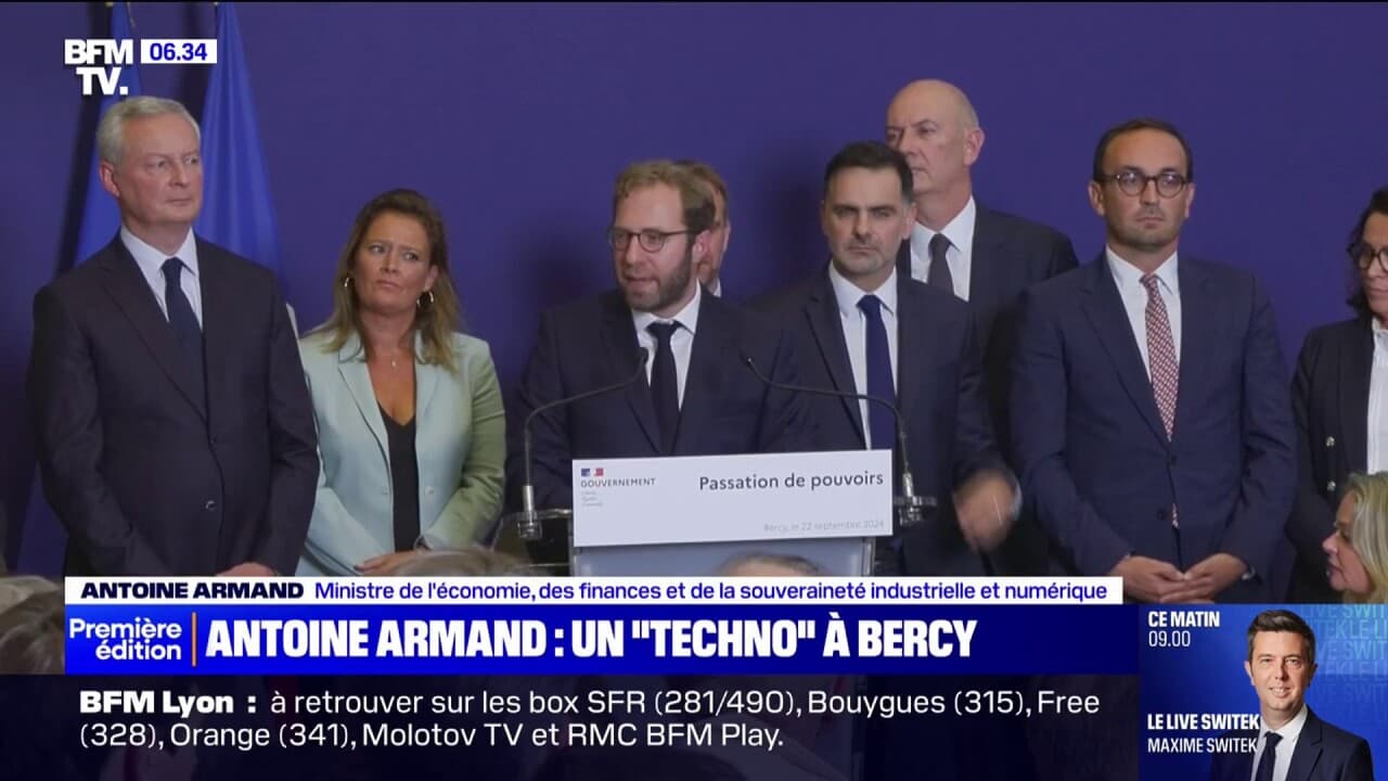 Qui est Antoine Armand, plus jeune ministre de l'Économie et des