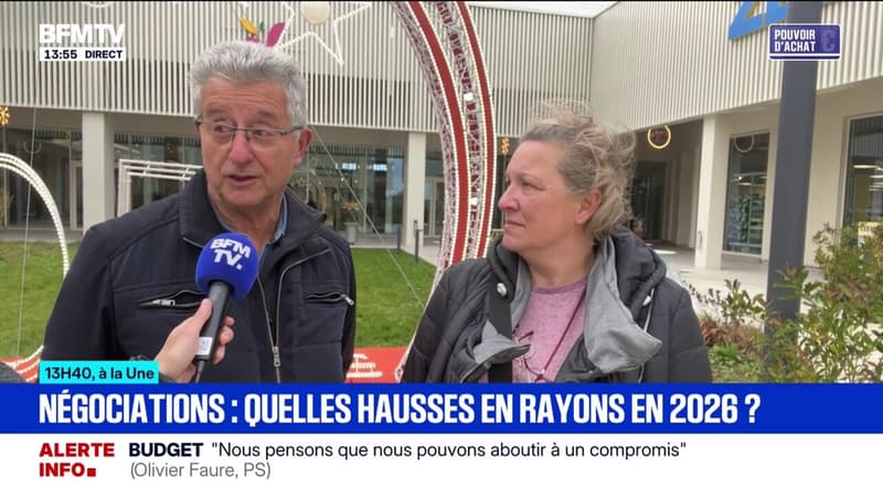 Pouvoir d'achat: "Je regarde les prix au kilo", indique Daniel, pour lutter contre l'inflation