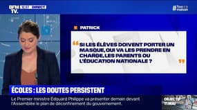 Si les élèves doivent porter un masque, qui doit le leur fournir? BFMTV répond à vos questions