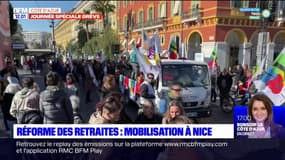 Grève du 7 février: dans les rangs de la manifestation à Nice