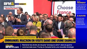 "Aucune fatalité": en Lorraine, Emmanuel Macron rassure sur les investissements industriels