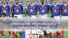 Coupe du monde 1998 : Platini confesse une "petite magouille" lors du tirage au sort