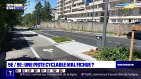 Lyon: une piste cyclable mal conçue?